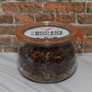 SALADE DE LENTILLES ET SAUCISSES FUMEES - 300G