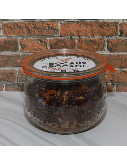 LENTIL AND SMOKED SAUSAGE SALAD - 300G