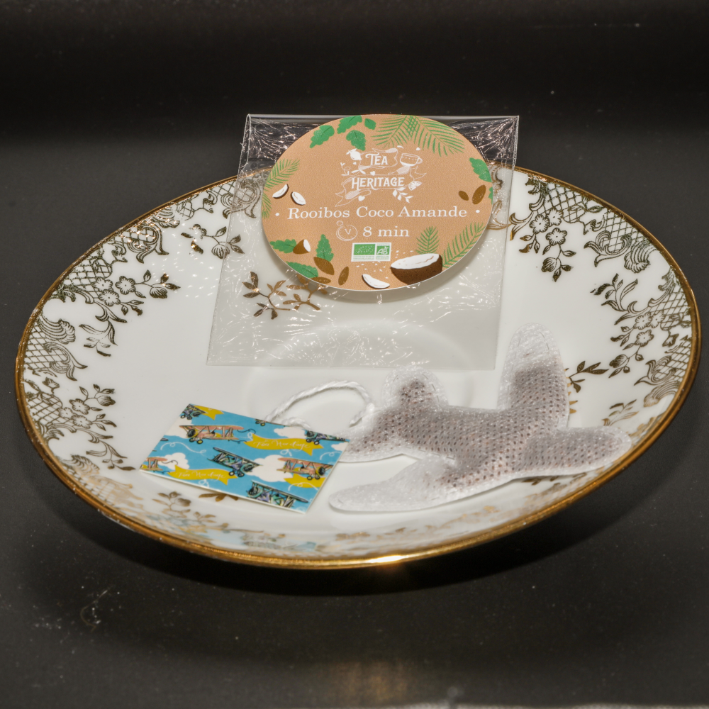 TEA HERITAGE - THE EN SACHET - L'AVION - ROOIBOS COCO AMANDE