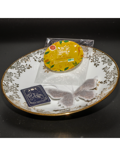 TEA HERITAGE - THE TEA BAG - THE BUTTERFLY - SICILIAN TREASURES ROOIBOS