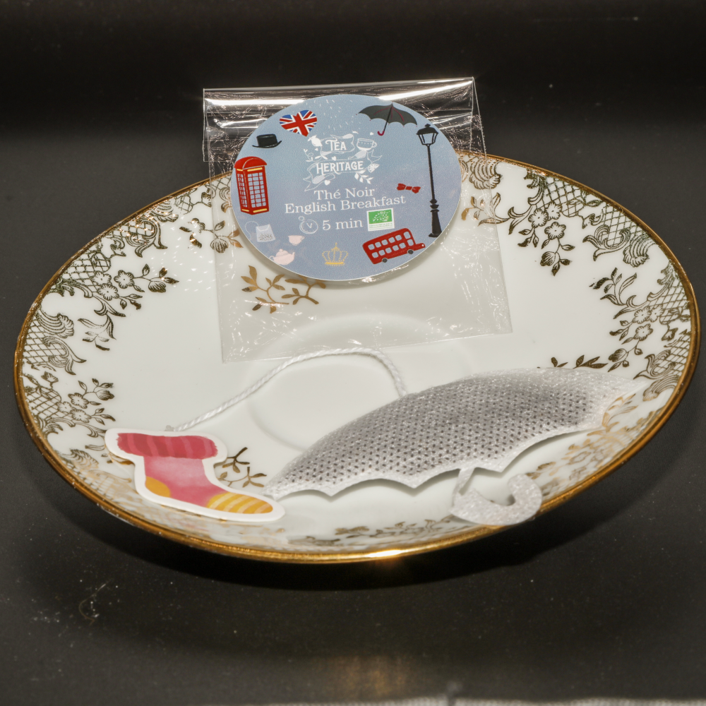 TEA HERITAGE - THE EN SACHET  - LE PARAPLUIE - THE NOIR ENGLISH BREAKF