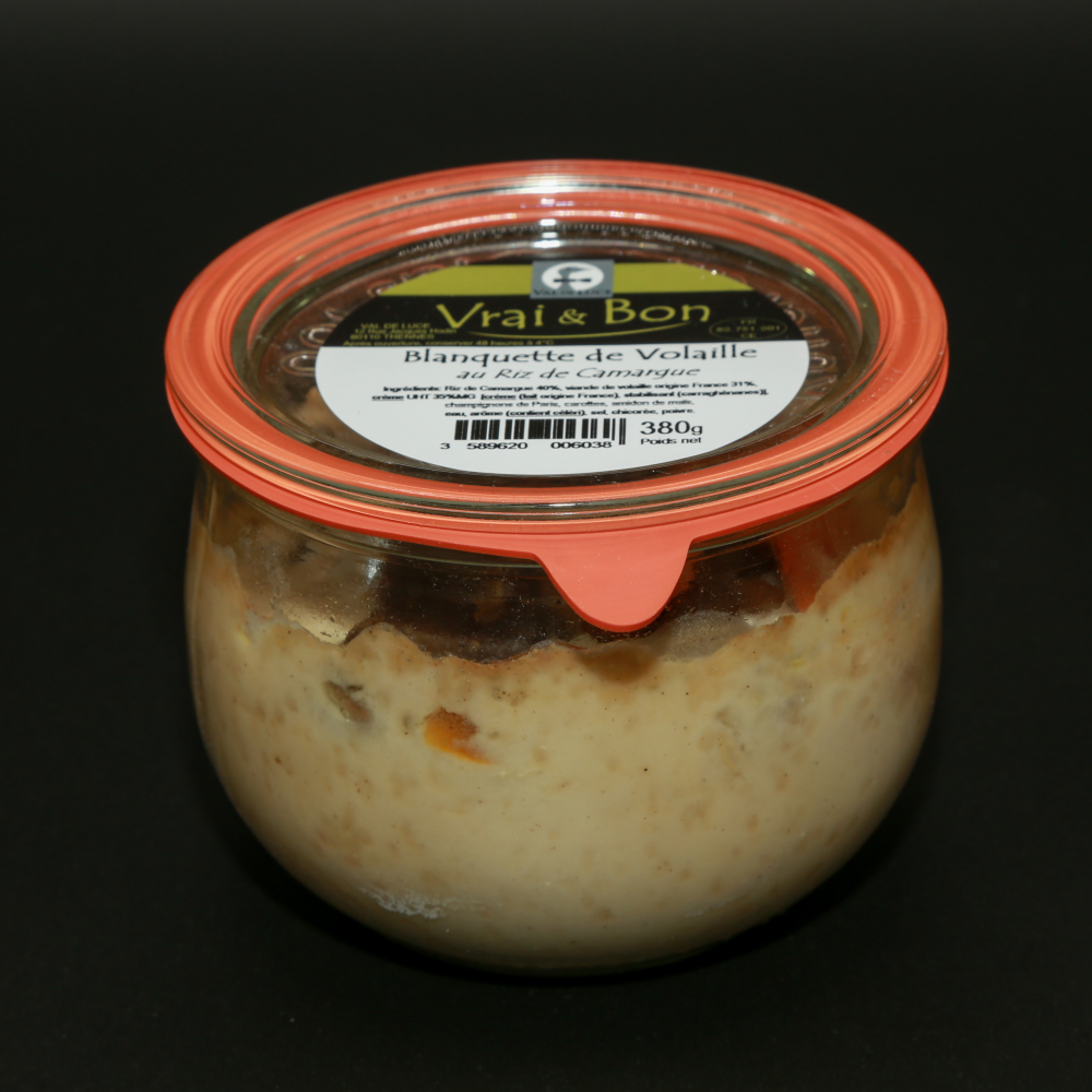 CHICKEN BLANQUETTE WITH CAMARGUE RICE - 380 G