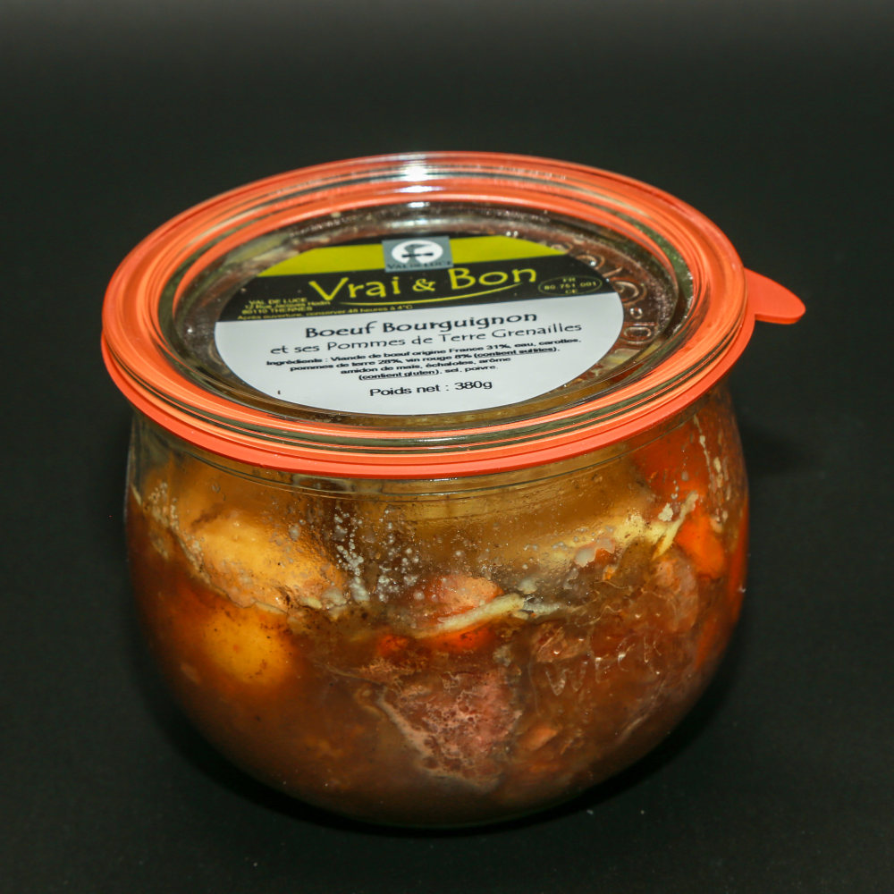 BŒUF BOURGUIGNON ET SES PDT GRENAILLES - 380 G
