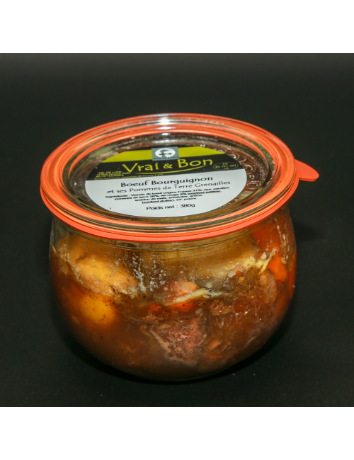 BEEF BOURGUIGNON AND ITS BABY POTATOES - 380 G