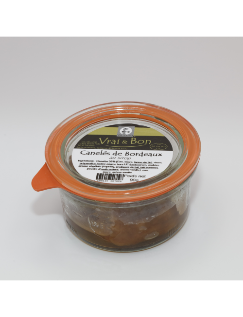 CANNELES DE BORDEAUX AU SIROP - 90 G