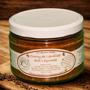 LINSEN-CURRY MIT GEMÜSE - 450 G