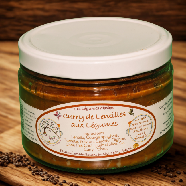 LENTIL CURRY WITH VEGETABLES - 450 G