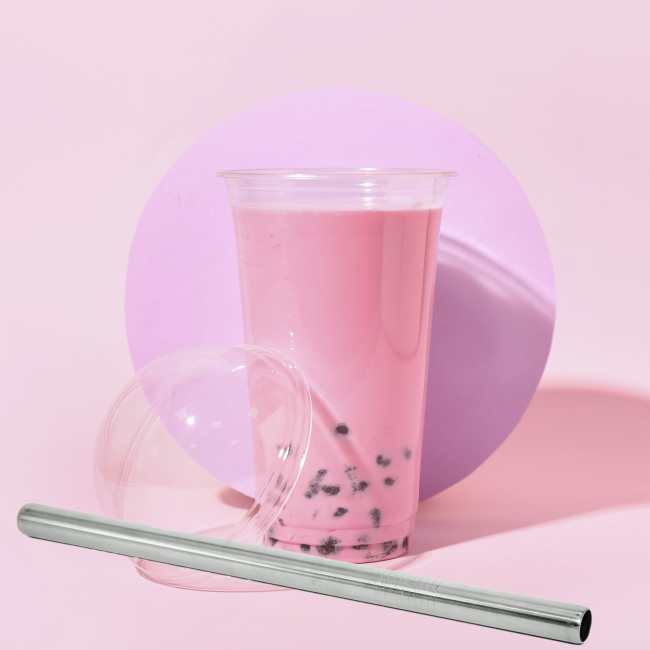 PAILLE EN INOX POUR BUBBLE TEA