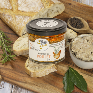 GEWÜRZTE HÜHNERRILLETTES (EPICURE D'OR 2020) - 100 G