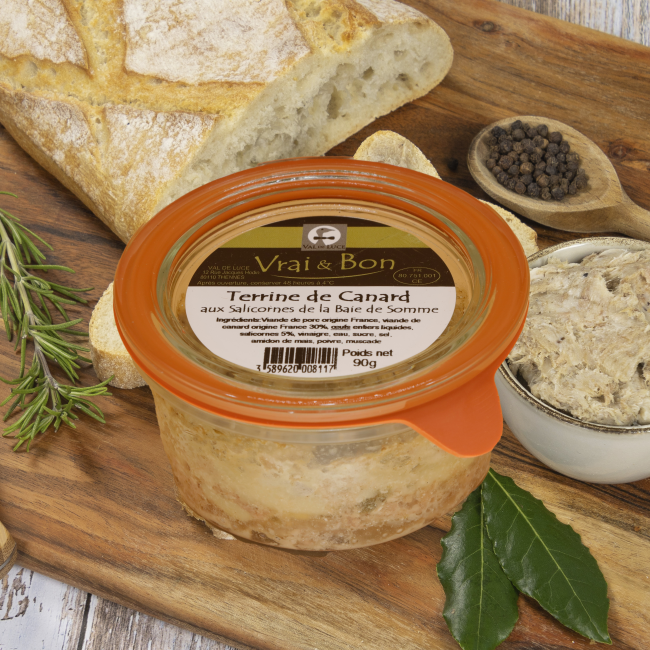 DUCK TERRINE WITH SAMPHIRE FROM THE SOMME BAY - 90 G