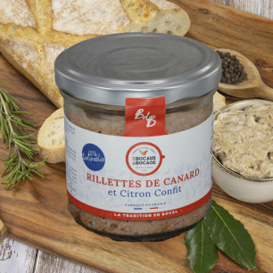DUCK RILLETTES WITH CANDIED LEMON - 120 G