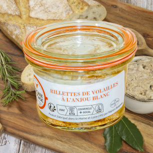 CHICKEN RILLETTES WITH ANJOU WHITE - 60 G