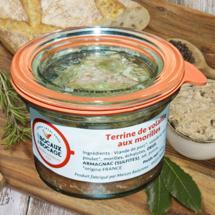 TERRINE DE VOLAILLE AUX MORILLES - 60 G