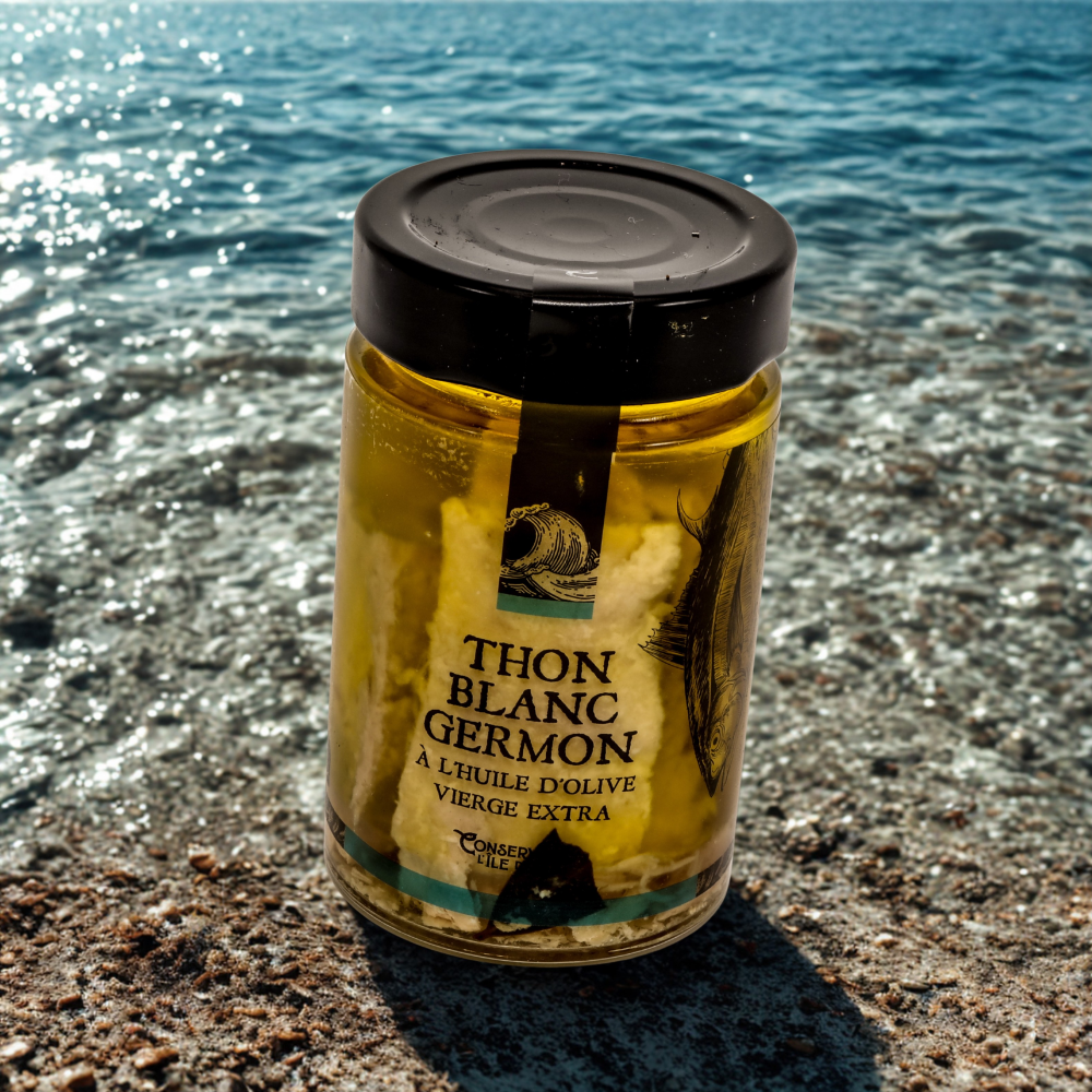 WHITE TUNA IN EXTRA VIRGIN OLIVE OIL - CONS. L'ILE D'YEU - 190 G