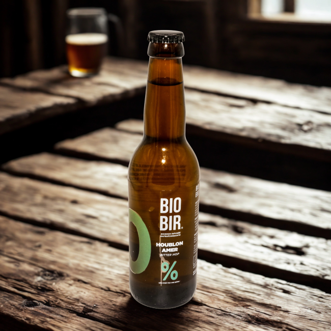 BIO BIR - DAS IST KEIN BIER - BITTERER HOPFEN 0,0% ALKOHOL - 33 CL