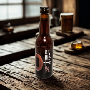 BIO BIR - IT'S NOT A BEER - WHITE CRANBERRY 0.0% ALCOHOL - 33 cl