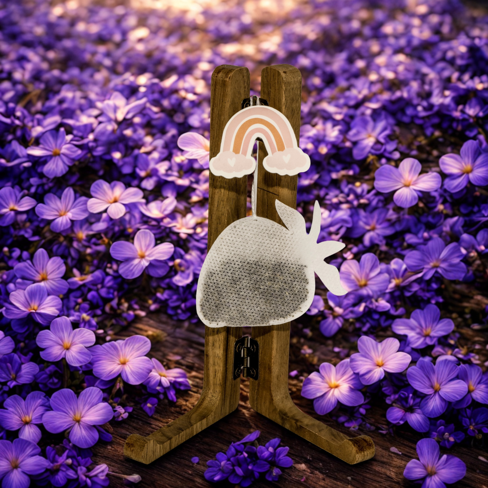 TEA HERITAGE - THE EN SACHET STRAWBERRY - ORGANIC GREEN TEAS VIOLET RASPBERRY