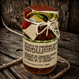 DRIED TOMATO PESTO WITH ALMONDS AND PISTACHIOS - ARTISANS OF