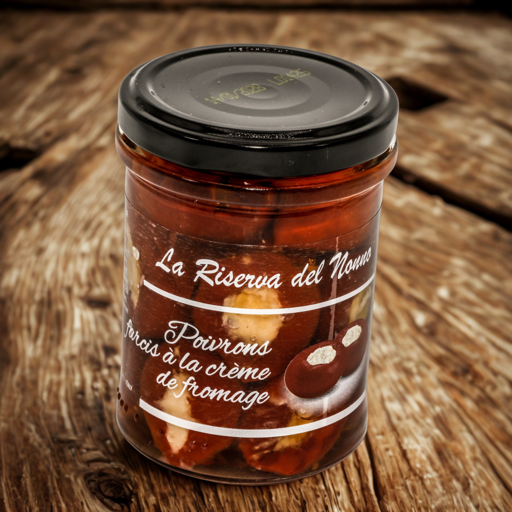 GEFÜLLTE PAPRIKA MIT KÄSECREME - LA RISERVA DEL NONNO - 180 G