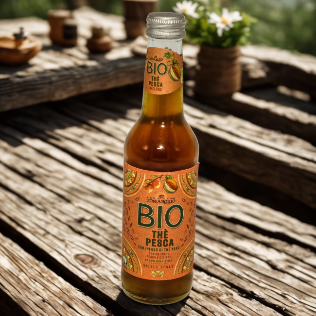 THE A LA PECHE  ET AU MELON - BIO - TOMARCHIO - 275 ML