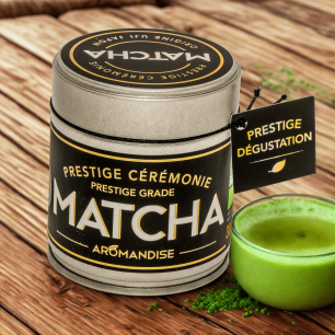 DER MATCHA DER ZEREMONIE PRESTIGE BIO - AROMANDISE - 30 G