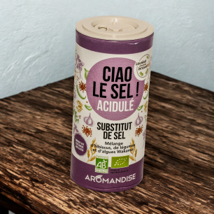 CIAO LE SEL ACIDULE BIO - SUBTISTUT AU SEL - AROMANDISE - 70 G