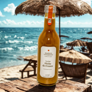 MAISON VITAMONT - ORGANIC PEACH NECTAR FROM FRANCE - 25 CL