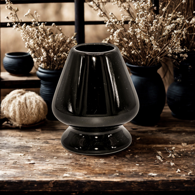 IRO - SUPPORT POUR FOUET A MACHA NOIR