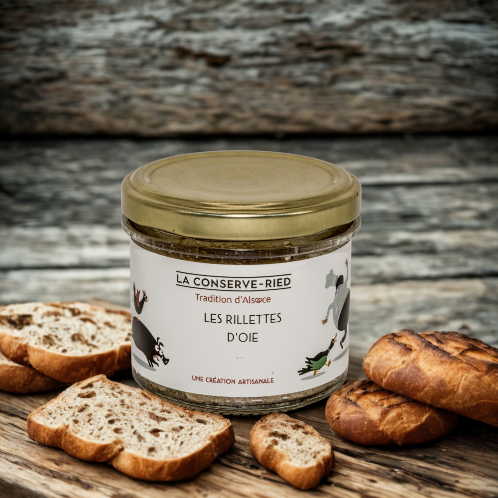 FGR - GOOSE RILLETTES ORIGIN FRANCE - 90 G