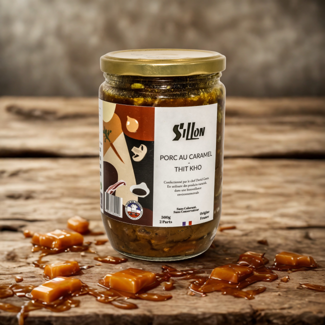 SILLON - PORC AU CARAMEL THIT KHO 2 PARTS - 560 G