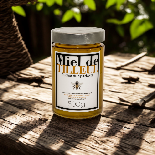 RUCHER DU SPITZBERG - MIEL DE TILLEUL - 500 G