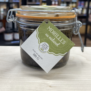 L'ARMOIRE À CONSER. - MORILLES AU NATUREL - 180 G